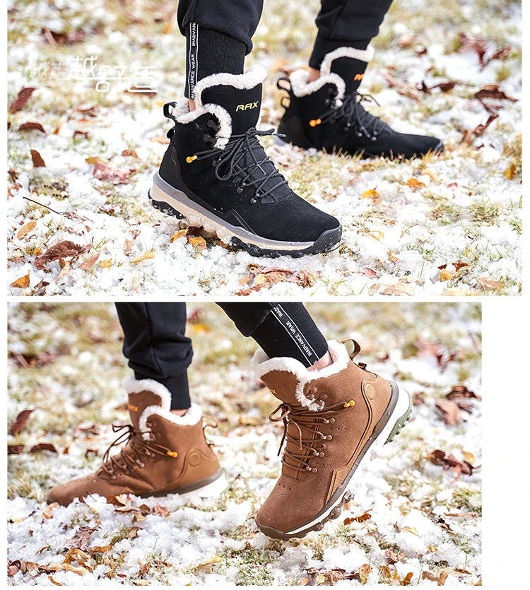 Summit Style™ Fur Lining Hiking Trekking Boots Moutain